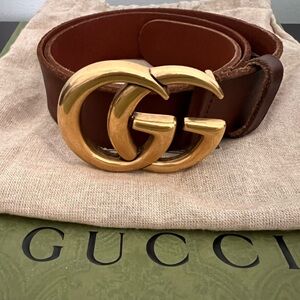 Gucci Marmont Wide Belt - Size 80 - Like new, bag, box, etc!